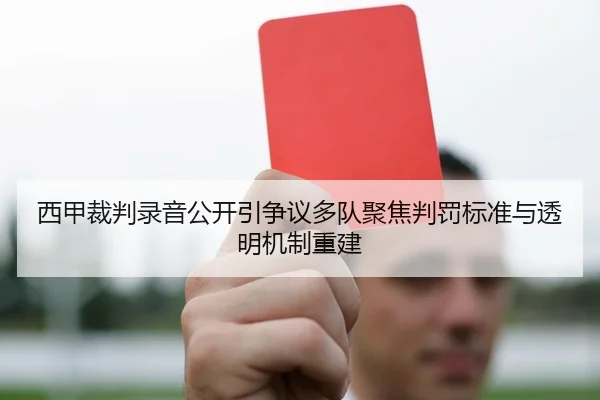 西甲裁判录音公开引争议多队聚焦判罚标准与透明机制重建（kaiyun）